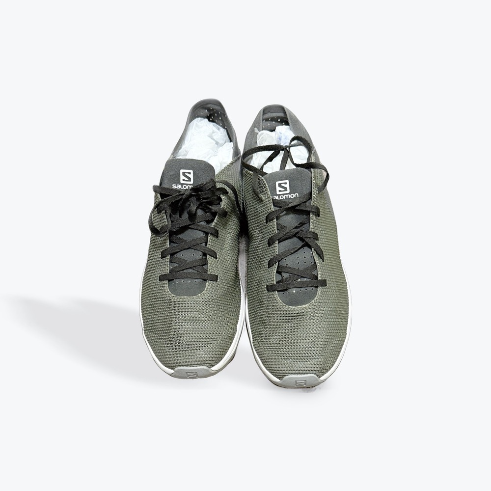Salomon Tech Lite Men's Olive Green Athletic Running Shoes Size 12.5‎ - Picture 2 of 7